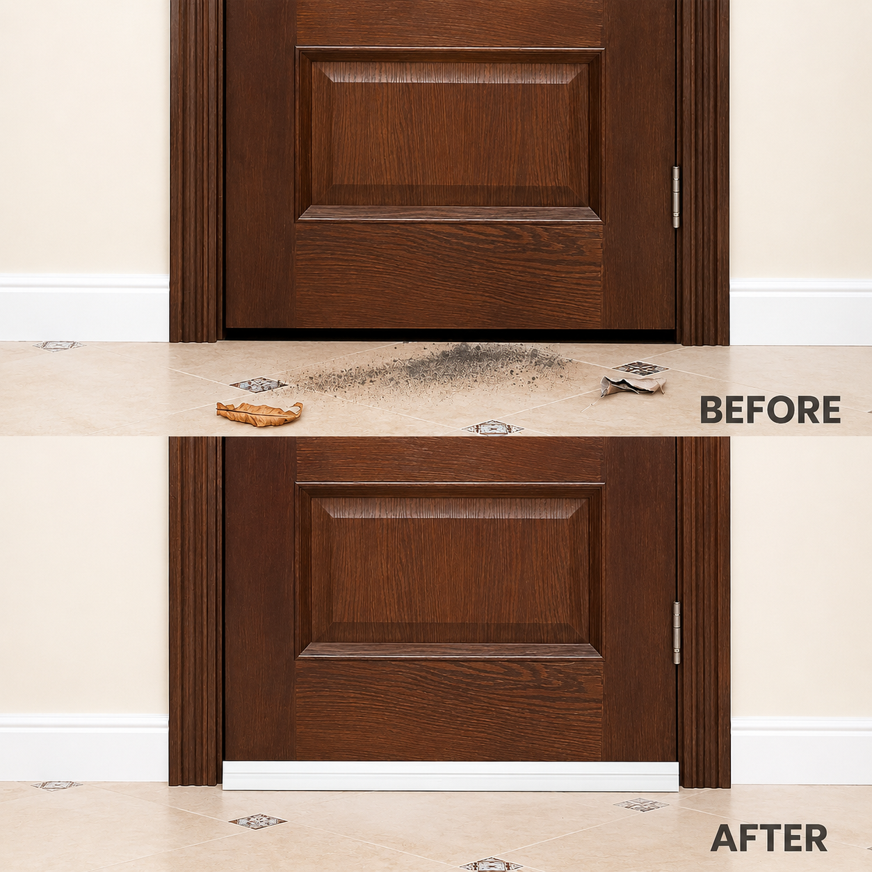 Silicone Door Draft Stopper – Under Door Sweep Weather Strip