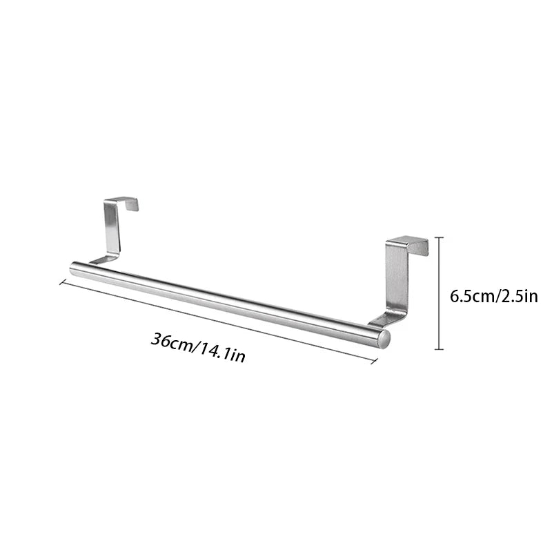 Stainless Steel Towel Rack – Kitchen & Bathroom Sink Holder