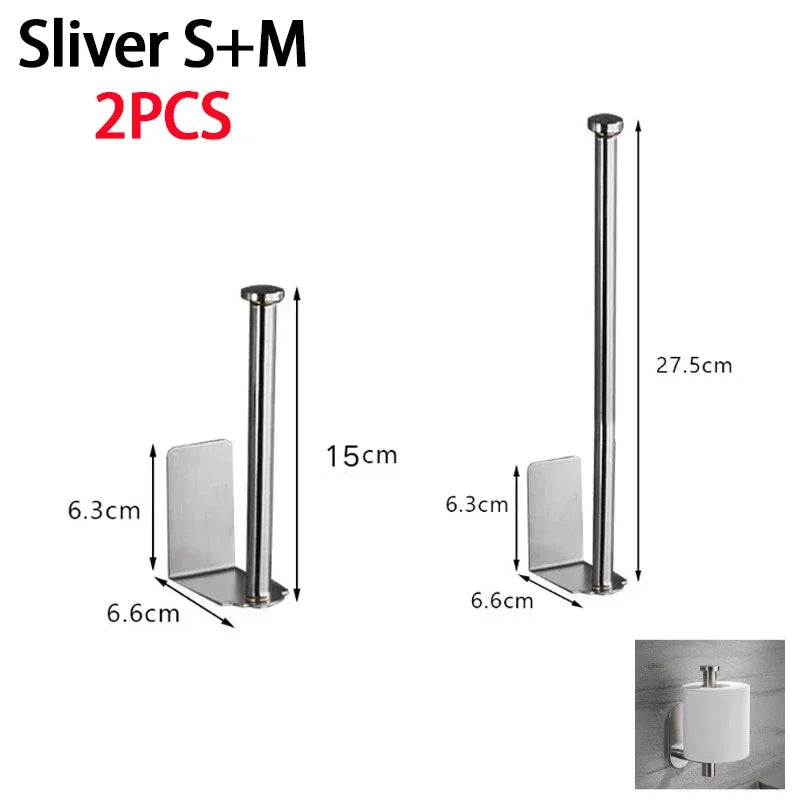 Stainless Steel Paper Towel Holder – Under Sink Storage Rack