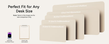 Premium PU Leather Desk Mat
