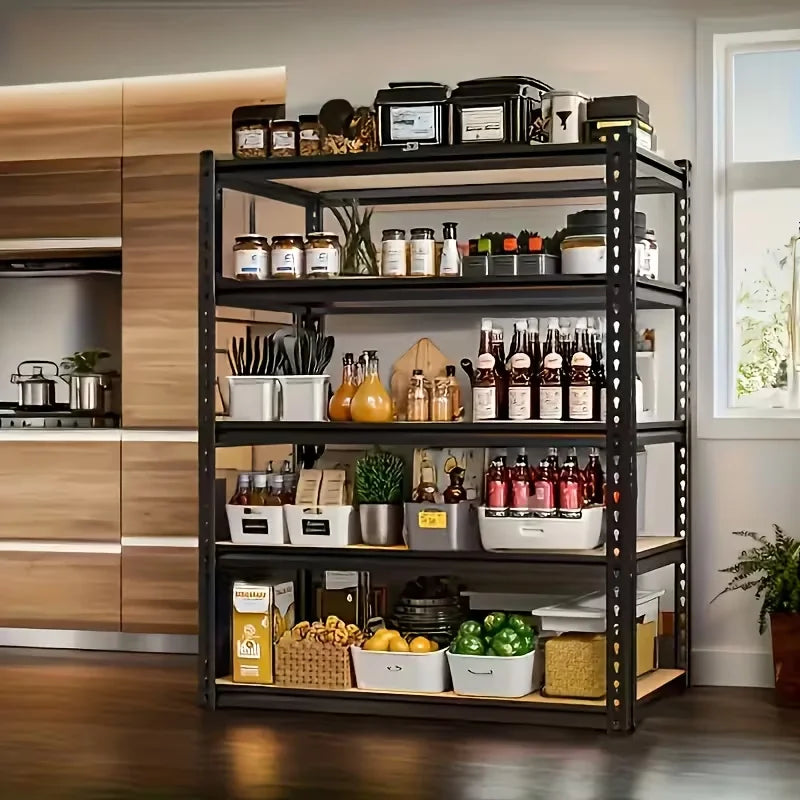 Heavy-Duty Metal Storage Rack – 2000lb Capacity, Adjustable