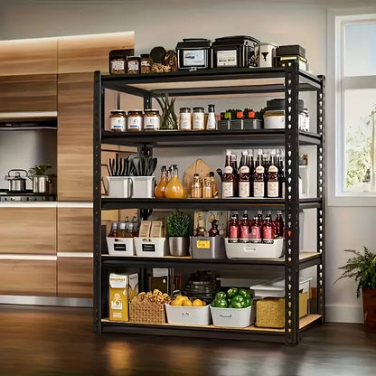 Heavy-Duty Metal Storage Rack – 2000lb Capacity, Adjustable
