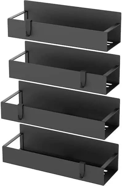 Magnetic Spice Rack – 4 Pack Stainless Steel Fridge Organizer