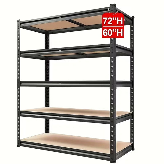 Heavy-Duty Metal Storage Rack – 2000lb Capacity, Adjustable