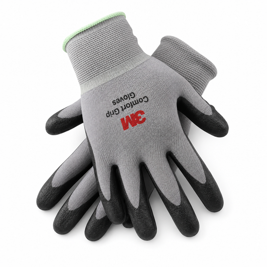 3M Comfort Grip Work Gloves – Nitrile Coated, Breathable & Touchscreen Ready