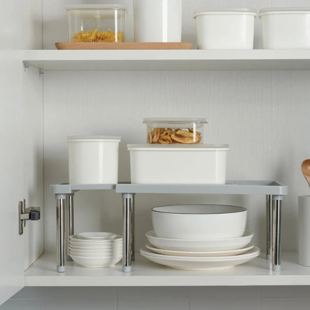 Telescopic Storage Shelf – Retractable Under Sink Organizer