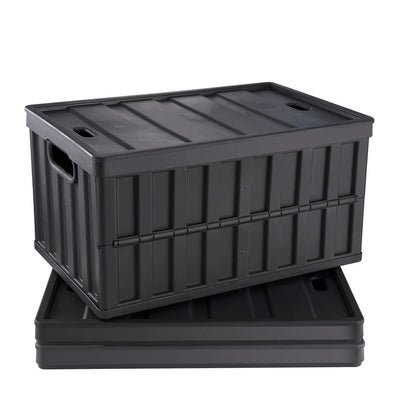 Collapsible Storage Bins – 3-Piece Stackable Utility Crate Set