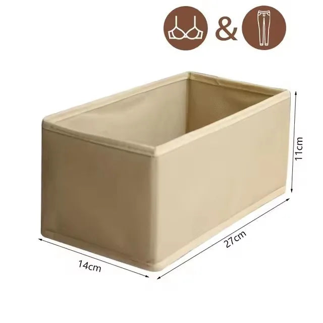 Foldable Drawer Organizer – Non-Woven Fabric Storage Box for Clothes