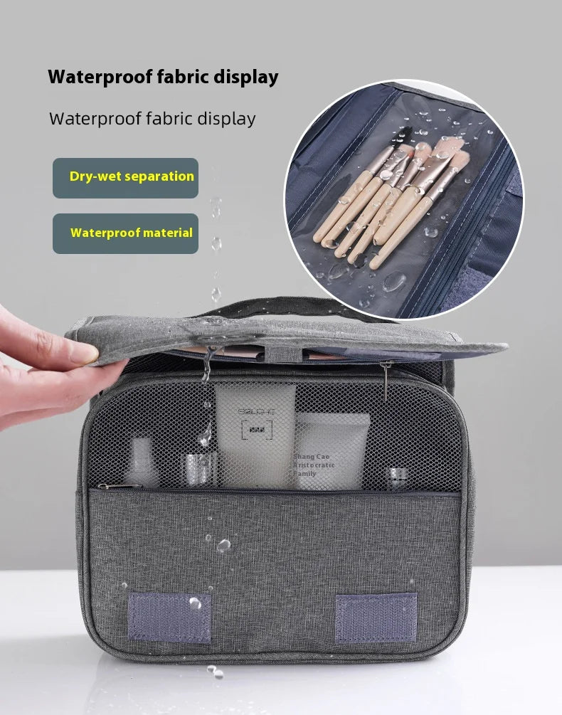 Hanging Toiletry Bag – Polyester Travel Cosmetic Organizer
