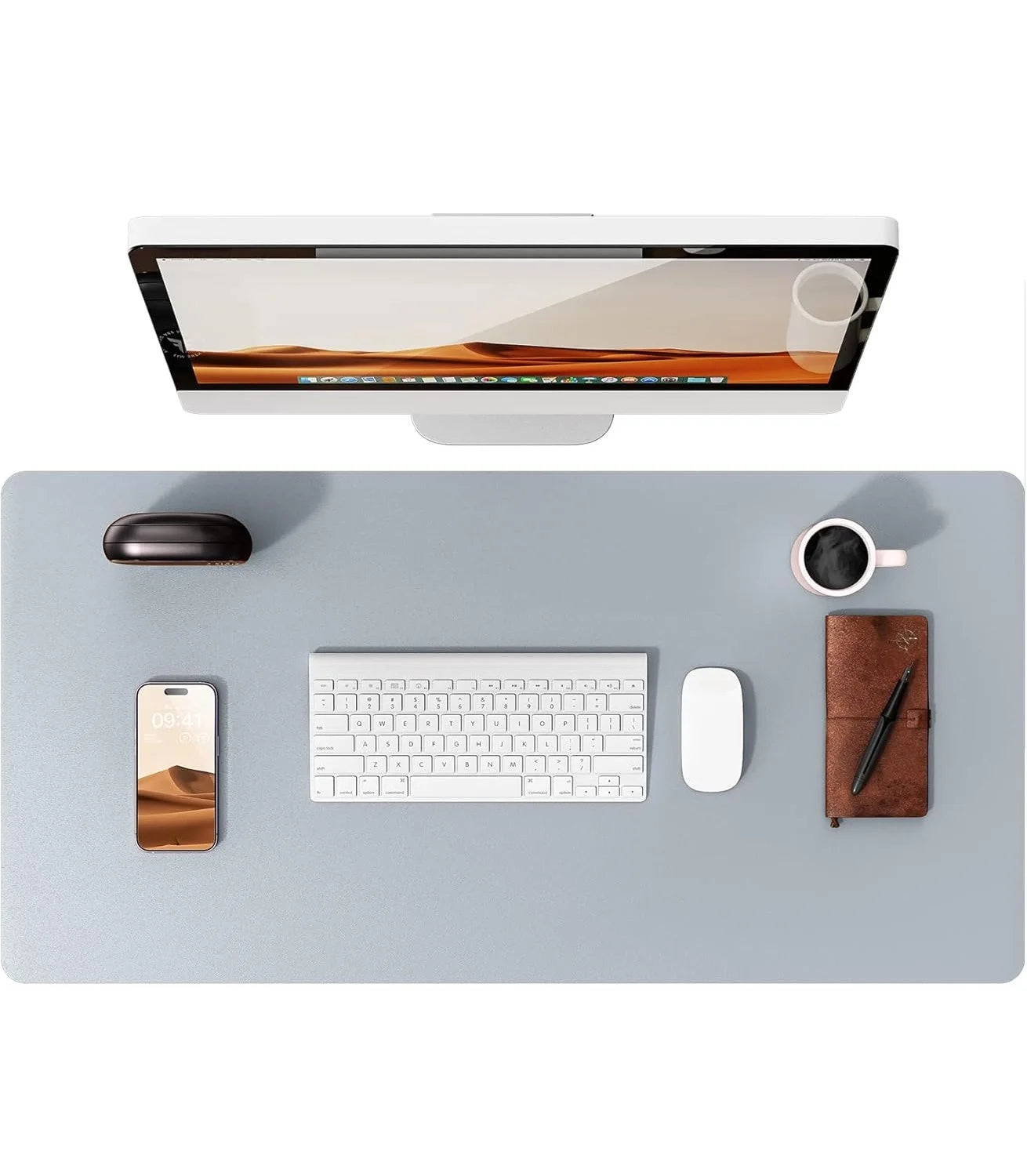 Premium PU Leather Desk Mat