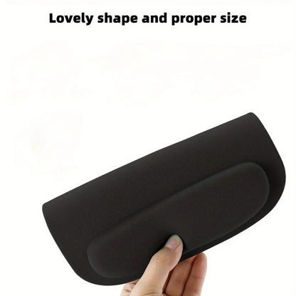 Home Standard Ergonomic Mouse Pad – Black Fabric with Wrist Support