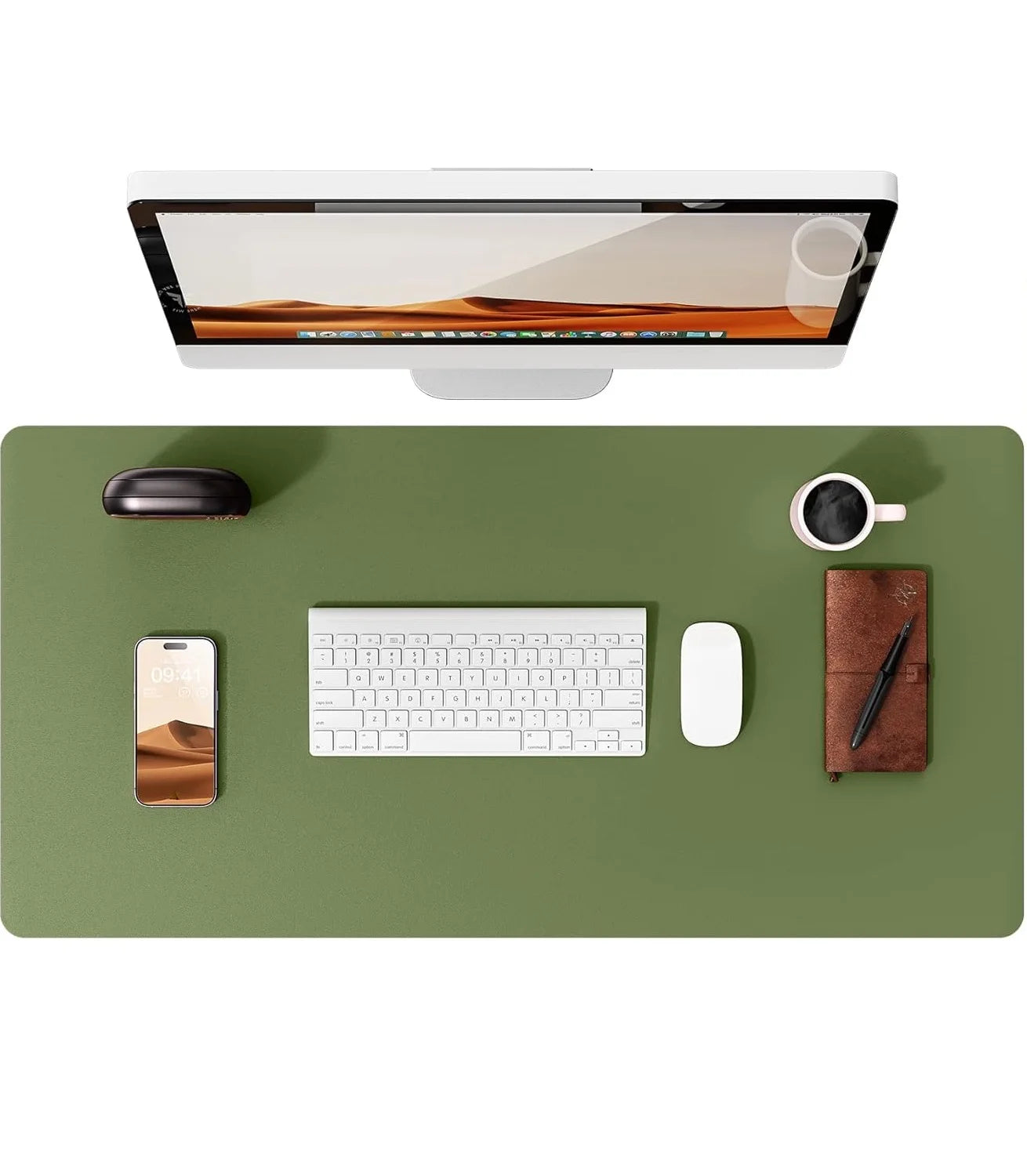 Premium PU Leather Desk Mat