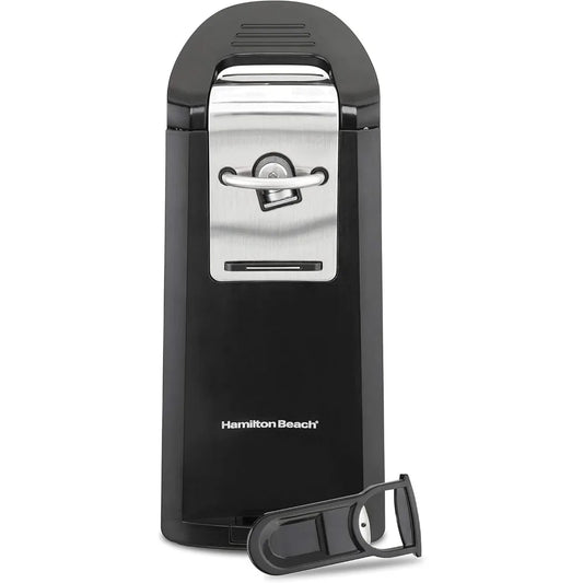 Hamilton Beach Smooth Touch Electric Can Opener – Black and Chrome