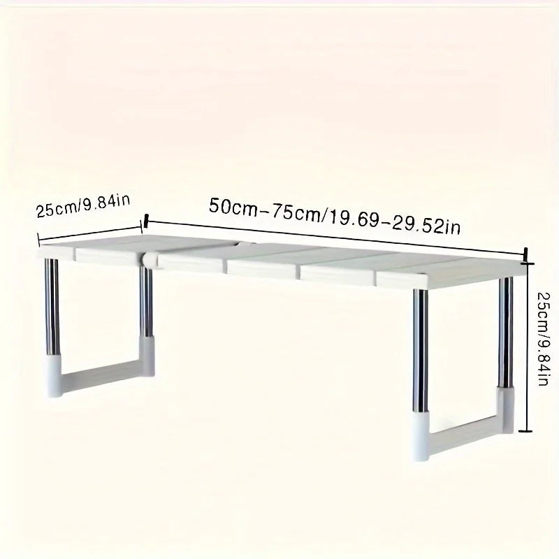 Under-Sink Storage Rack – Stackable Metal Kitchen Organizer