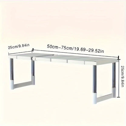Under-Sink Storage Rack – Stackable Metal Kitchen Organizer