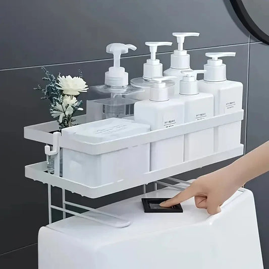 Over The Toilet Storage Shelf – Single Tier Floor Rack