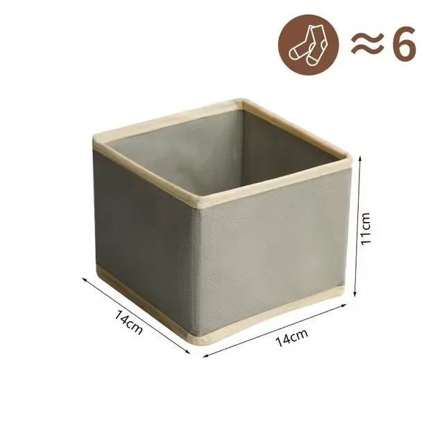 Foldable Drawer Organizer – Non-Woven Fabric Storage Box for Clothes