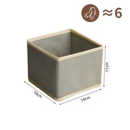 Foldable Drawer Organizer – Non-Woven Fabric Storage Box for Clothes