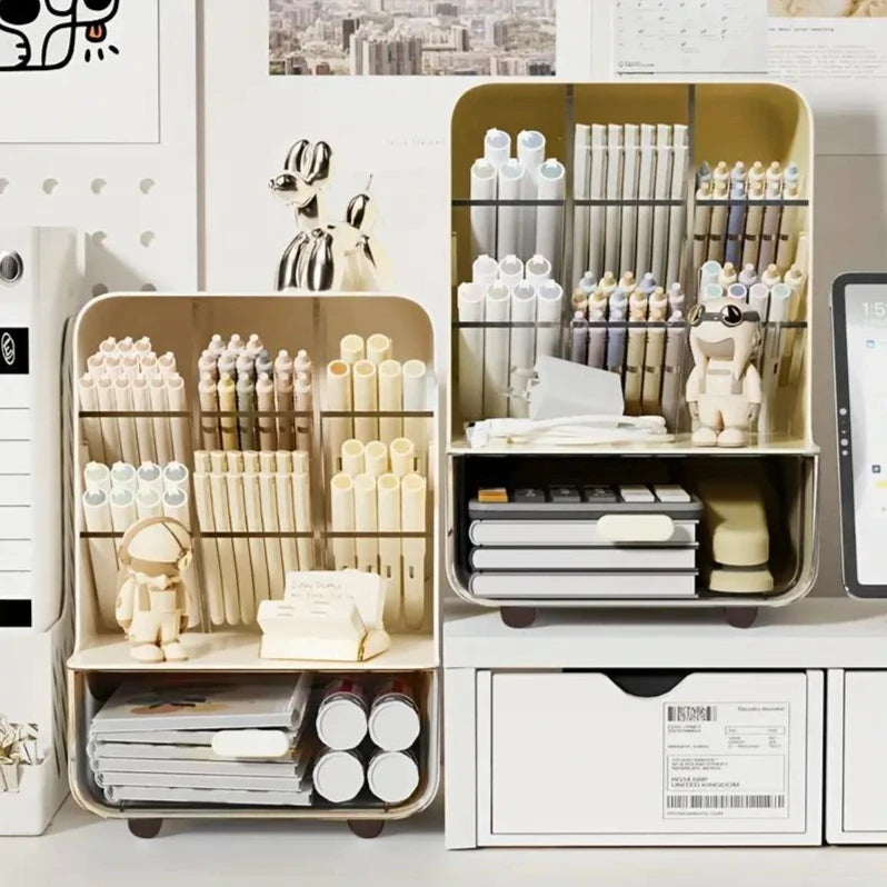 Multi-Layer Desk Organizer | Large Capacity Pencil Holder