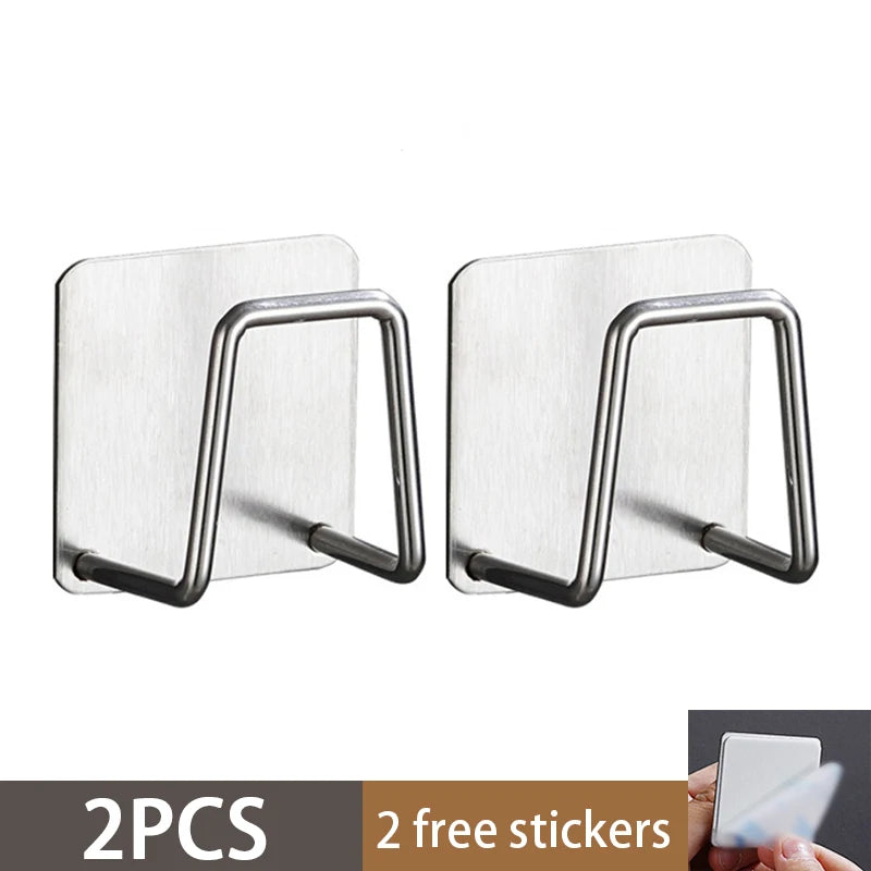 Stainless Steel Sponge Holder – Under Sink Kitchen Organizer