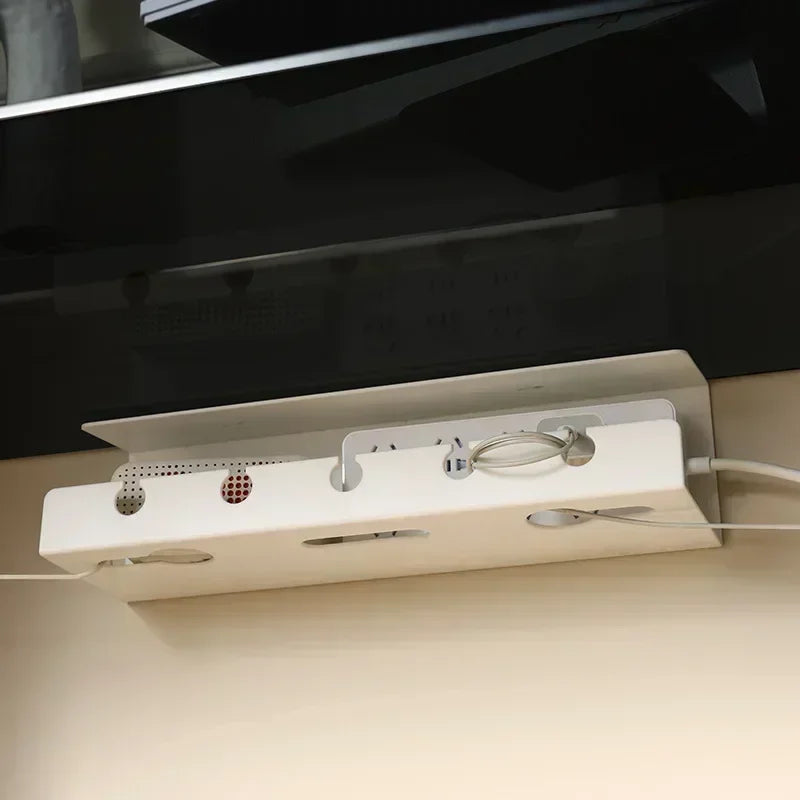 Under Desk Cable Management Tray – No-Drill Clamp Organizer