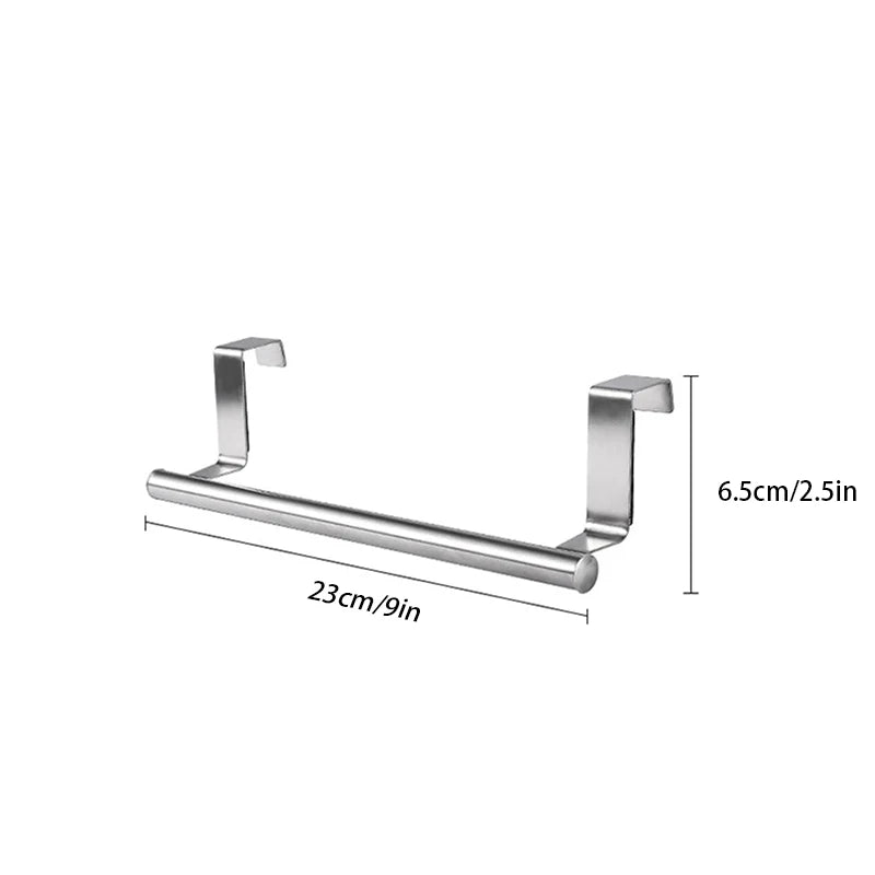 Stainless Steel Towel Rack – Kitchen & Bathroom Sink Holder