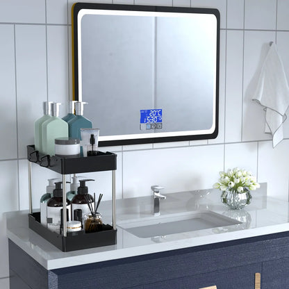 3-Tier Under Sink Organizer – 3-Pack Plastic Storage Racks