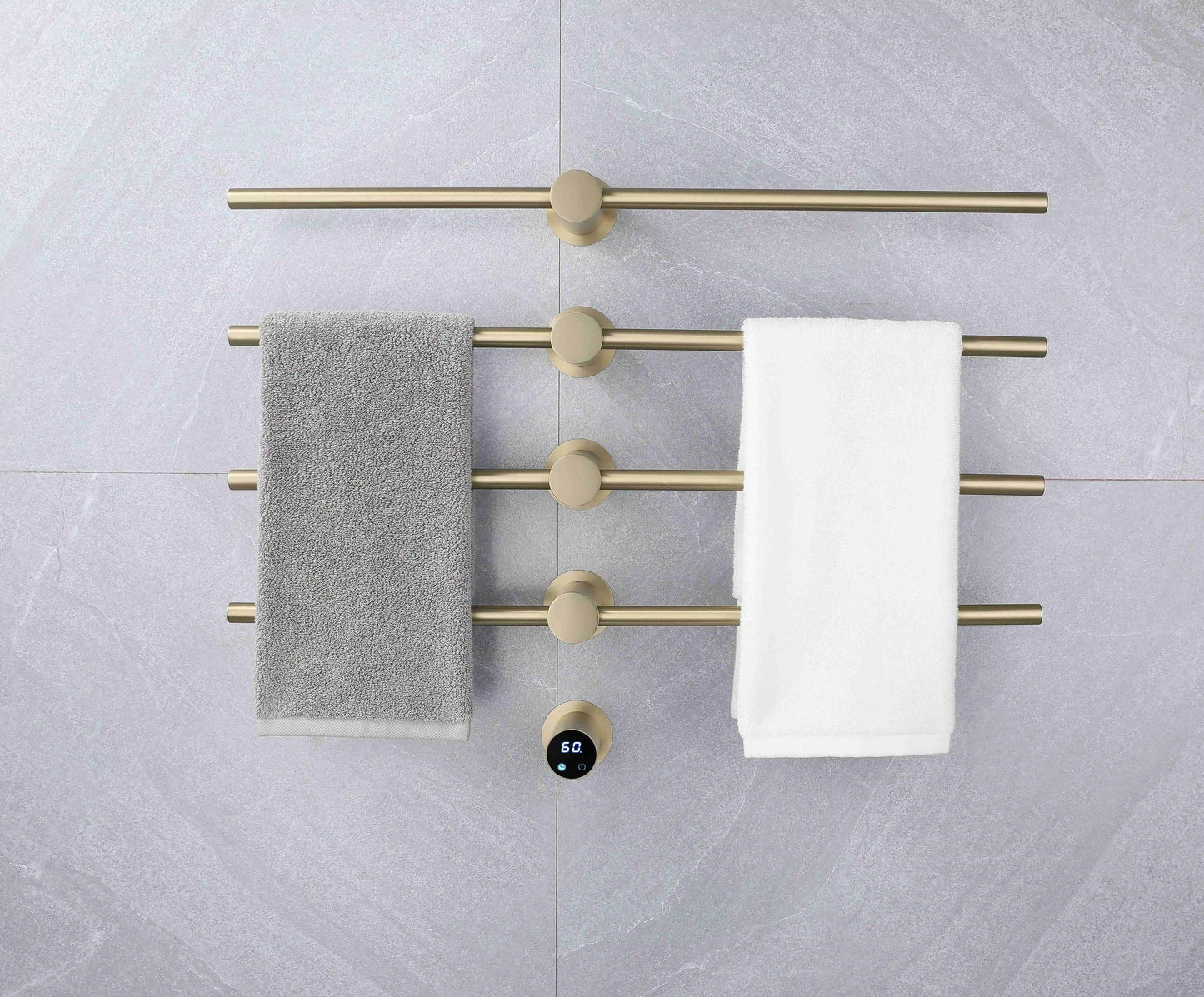 Home Standard | Electric Heated Towel Rail – Smart Control Towel Warmer SS304 Hidden Wire