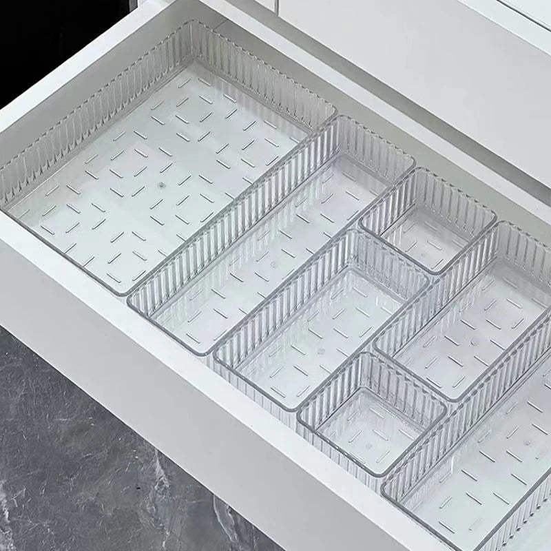 Stackable Acrylic Makeup Organizer – Adjustable Modular Trays