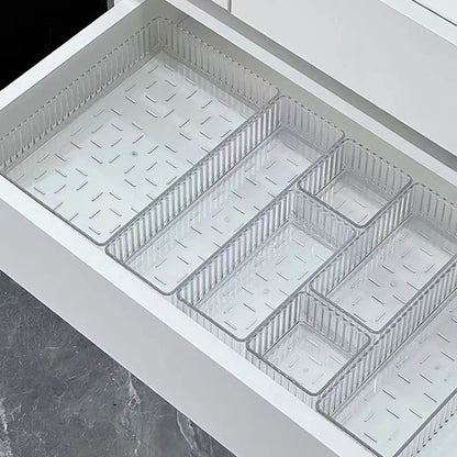 Stackable Acrylic Makeup Organizer – Adjustable Modular Trays