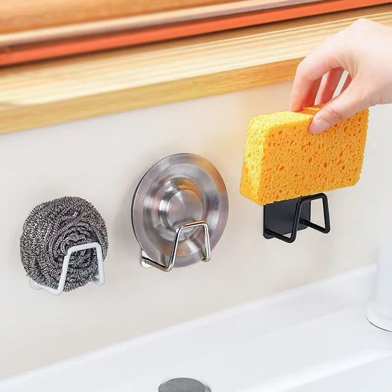 Stainless Steel Sponge Holder – Under Sink Kitchen Organizer