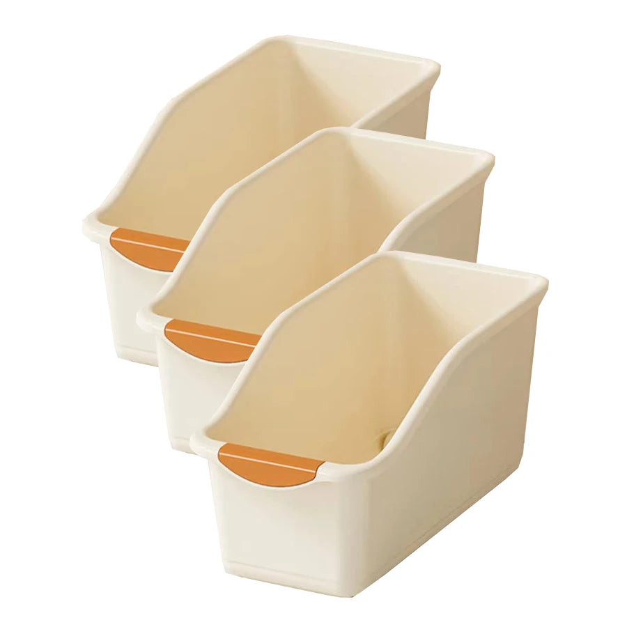 Under Sink Organizer – Pull-Out Plastic Storage Bins, 2/3 Pcs