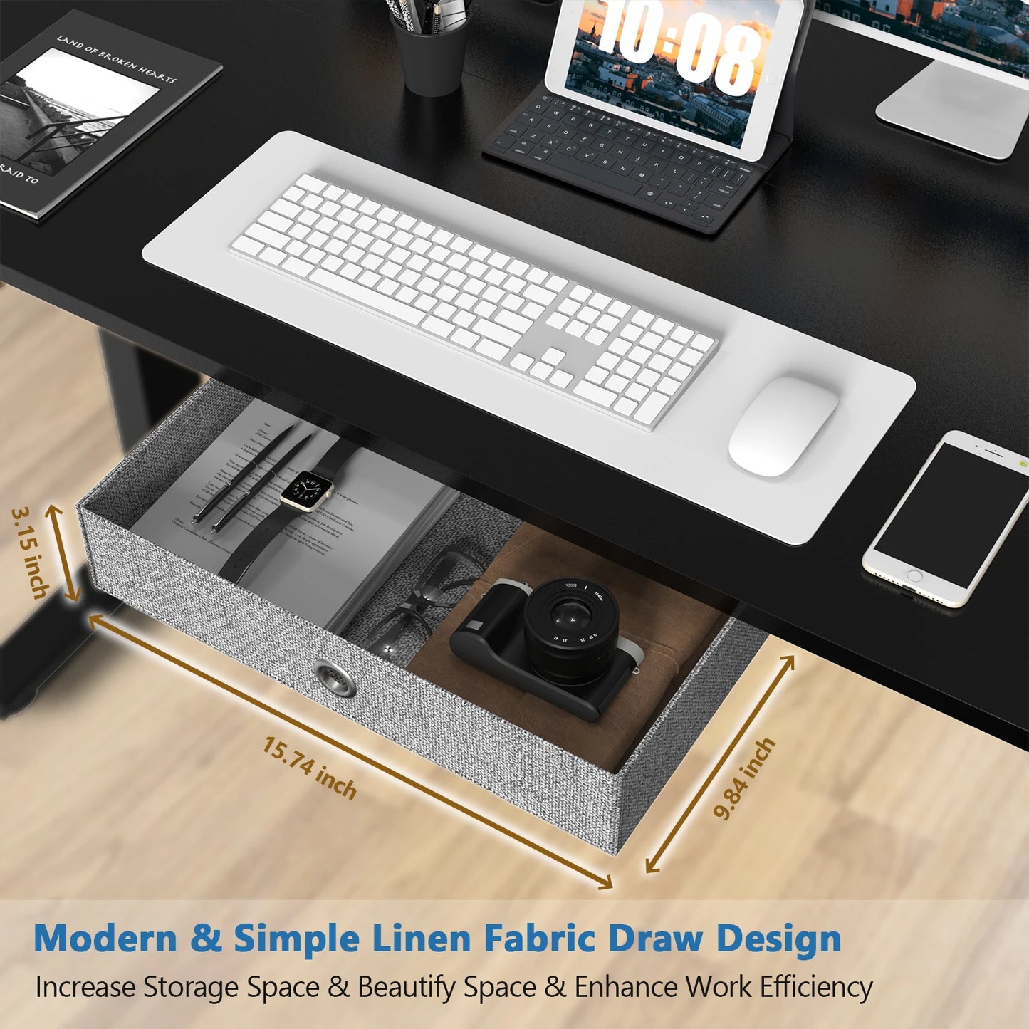 Electric Standing Desk – Height Adjustable for Home Office