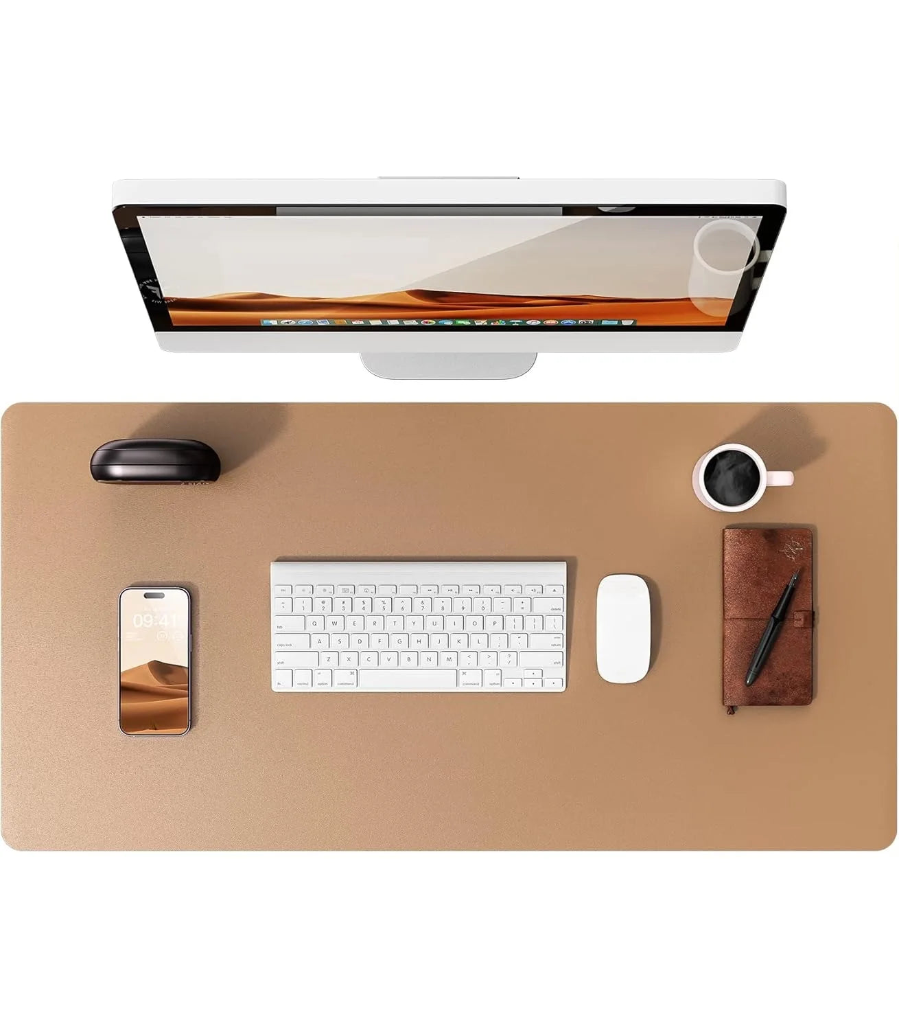 Premium PU Leather Desk Mat