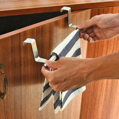 Stainless Steel Towel Rack – Kitchen & Bathroom Sink Holder
