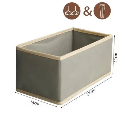 Foldable Drawer Organizer – Non-Woven Fabric Storage Box for Clothes