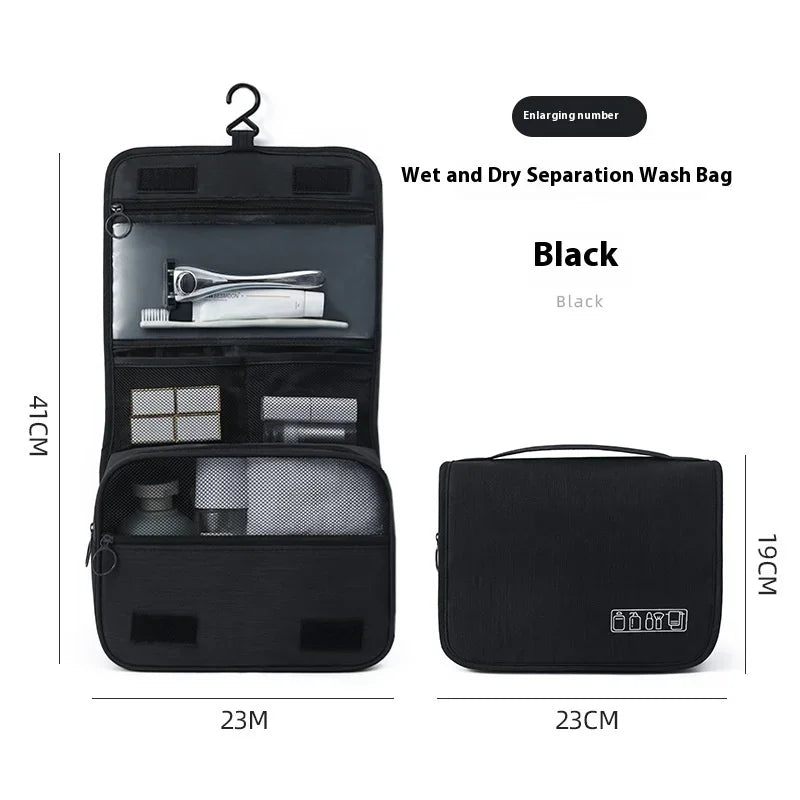 Hanging Toiletry Bag – Polyester Travel Cosmetic Organizer