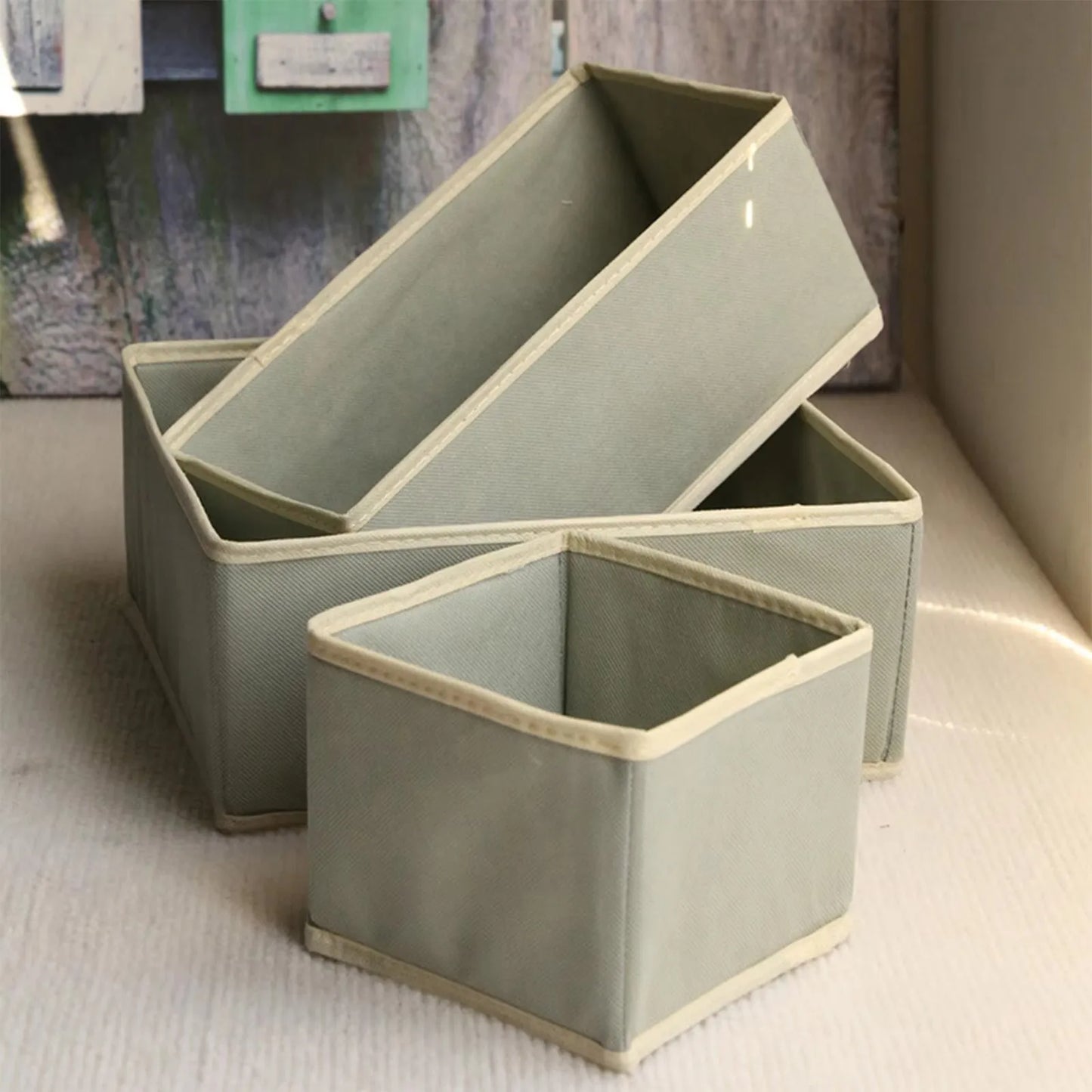 Foldable Drawer Organizer – Non-Woven Fabric Storage Box for Clothes