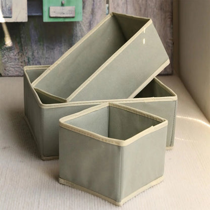 Foldable Drawer Organizer – Non-Woven Fabric Storage Box for Clothes