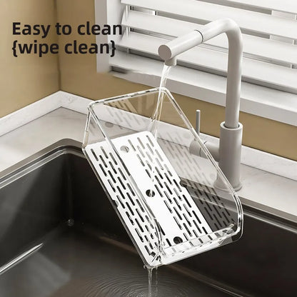 Clear Fridge Organizer – Rectangular Plastic Storage Bin