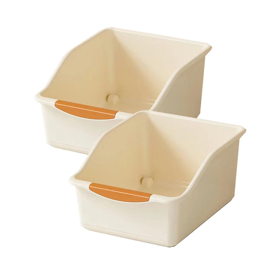 Under Sink Organizer – Pull-Out Plastic Storage Bins, 2/3 Pcs
