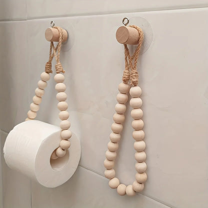 Japanese Style Wooden Toilet Paper Holder