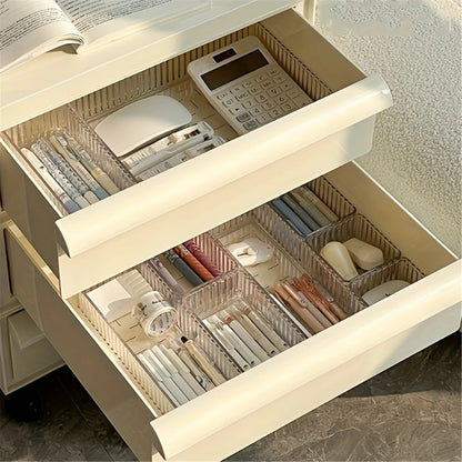 Stackable Acrylic Makeup Organizer – Adjustable Modular Trays