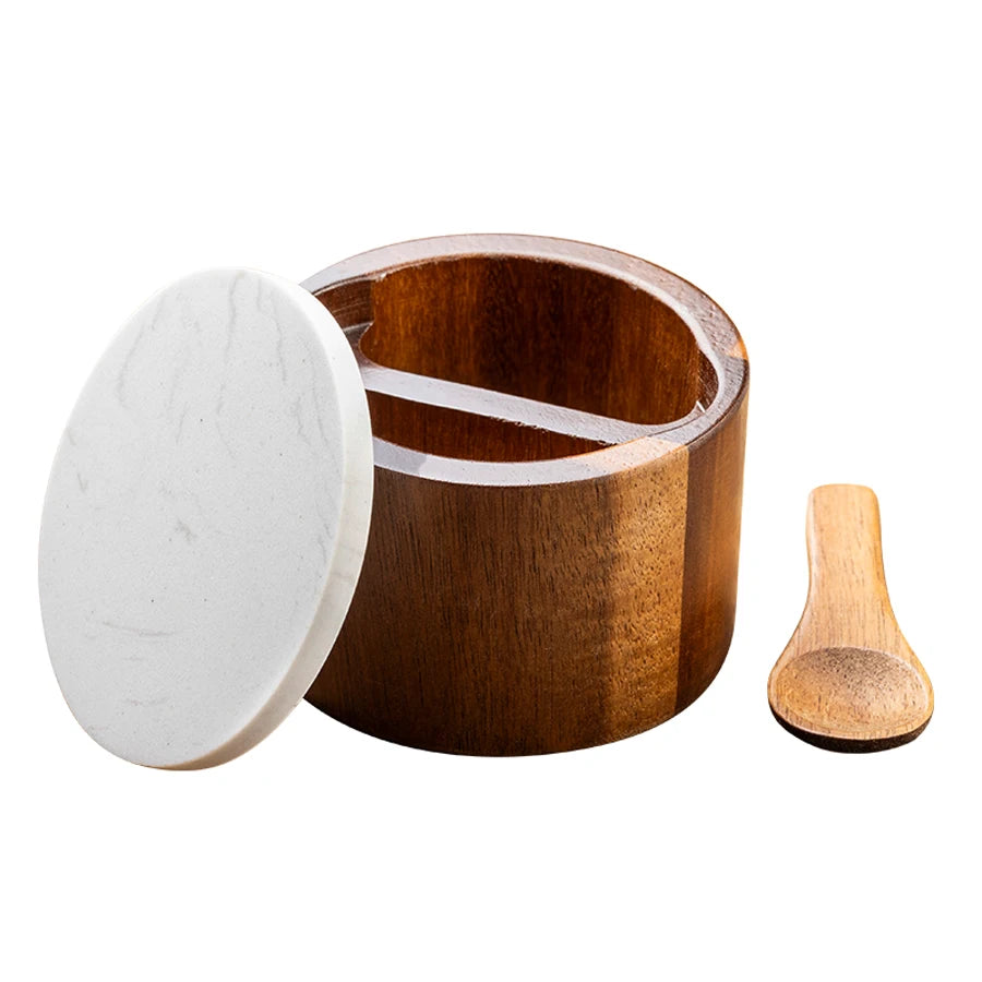 Wood Spice Jars
