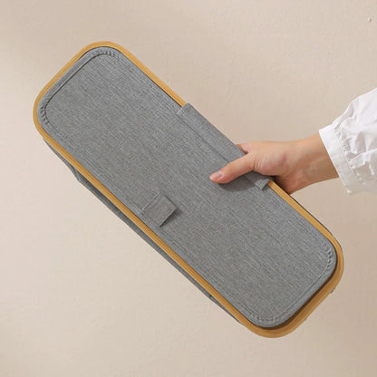 Toilet Paper Storage Basket – Foldable Fabric with Window