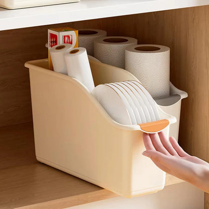 Under Sink Organizer – Pull-Out Plastic Storage Bins, 2/3 Pcs