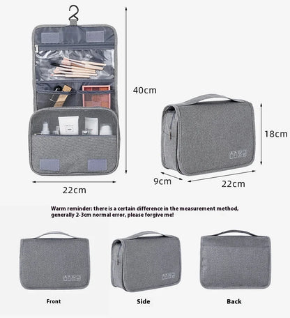Hanging Toiletry Bag – Polyester Travel Cosmetic Organizer