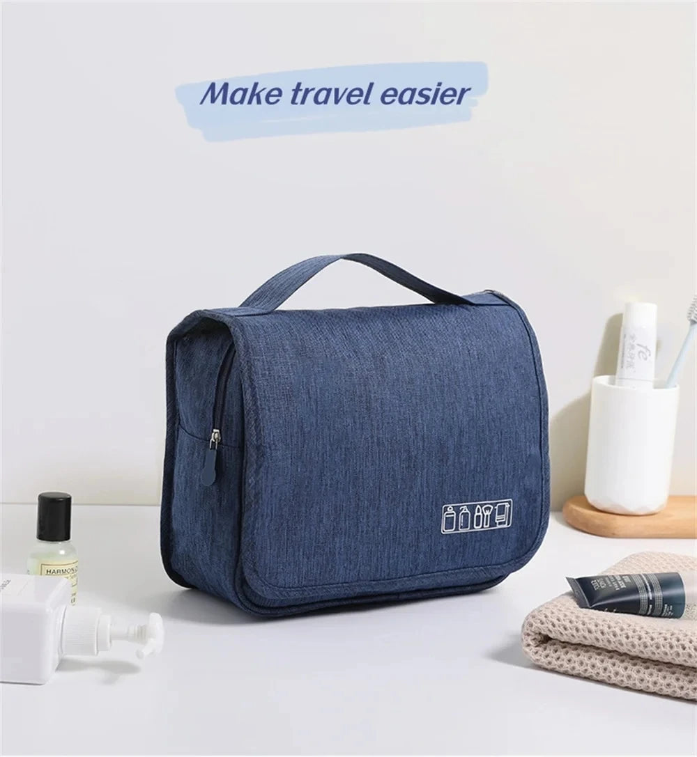 Hanging Toiletry Bag – Polyester Travel Cosmetic Organizer