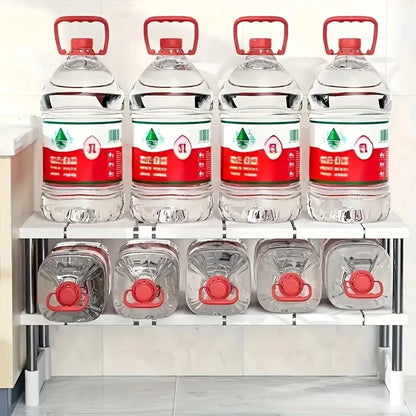 Under-Sink Storage Rack – Stackable Metal Kitchen Organizer