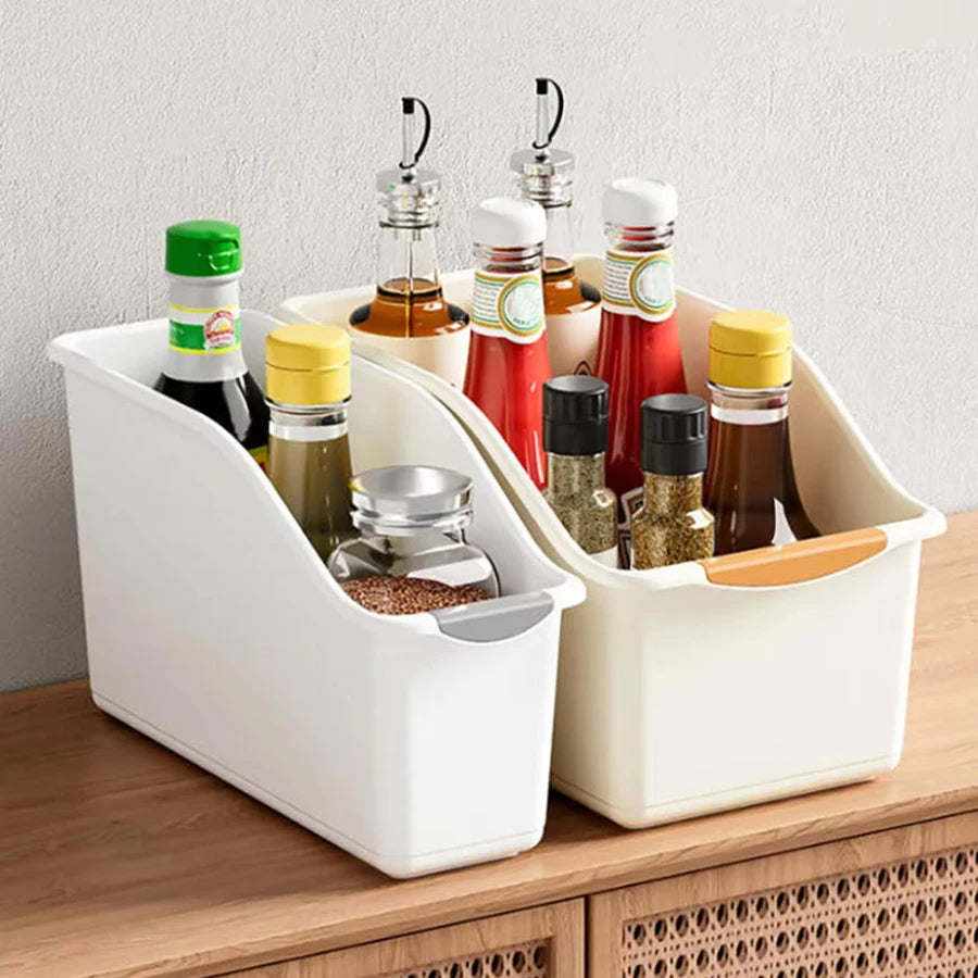 Under Sink Organizer – Pull-Out Plastic Storage Bins, 2/3 Pcs